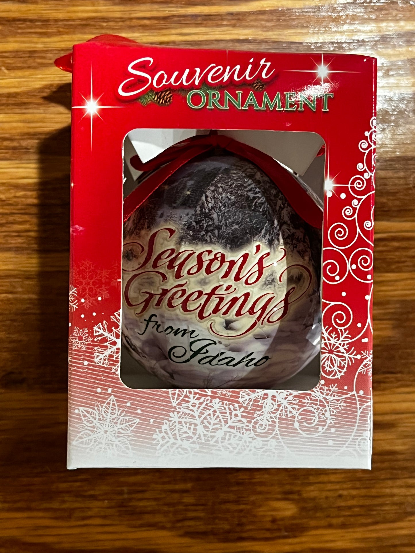 Season’s Greetings from Idaho Ornament