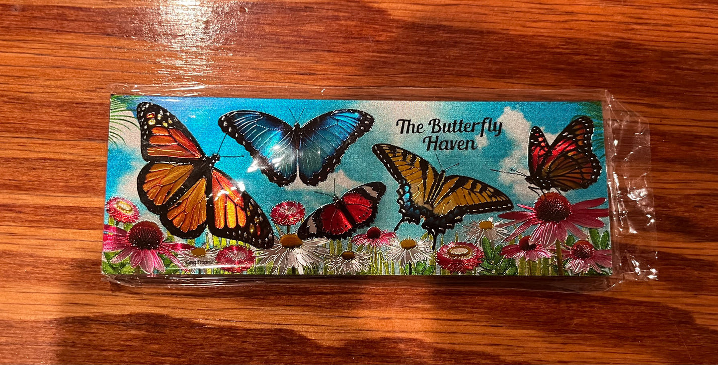 Rectangle Foil Look Magnet