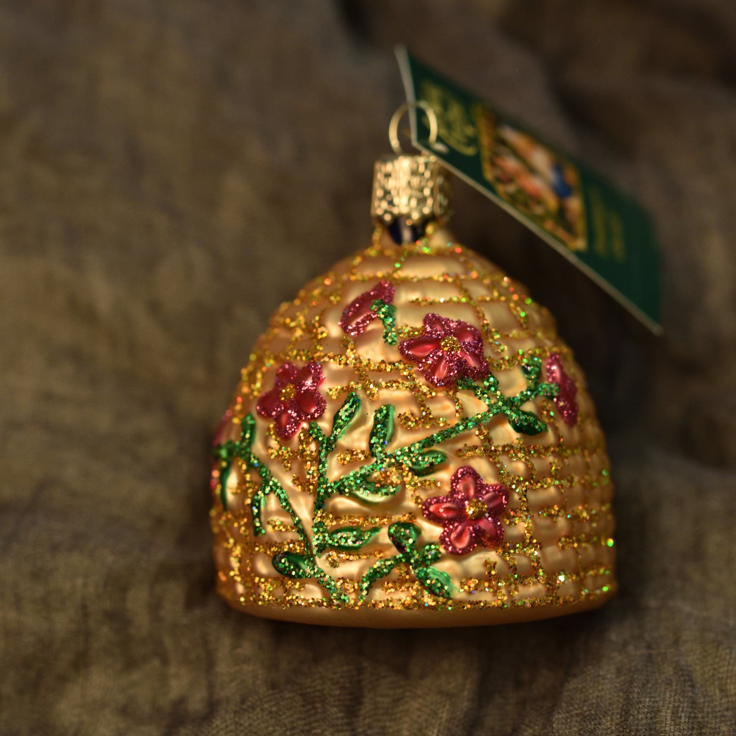 Old World Christmas Bee Skep