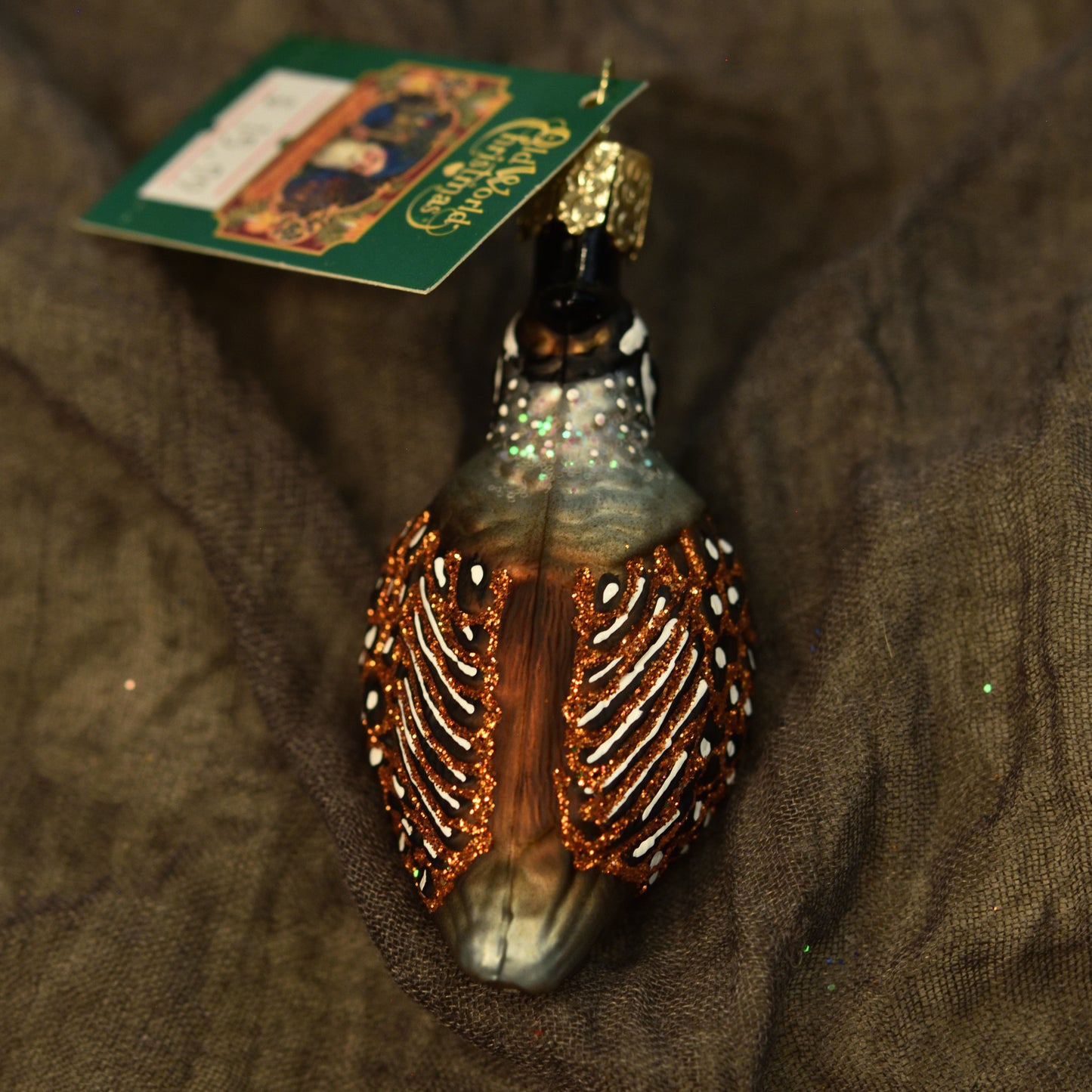 Quail Christmas Ornament