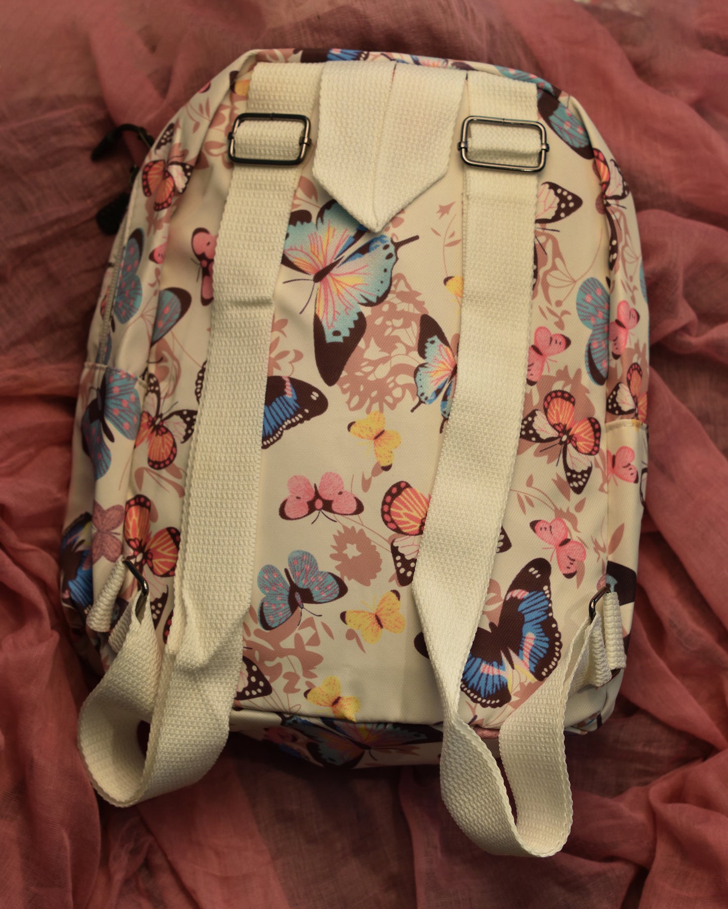 Large Multicolored Butterfly Backpack