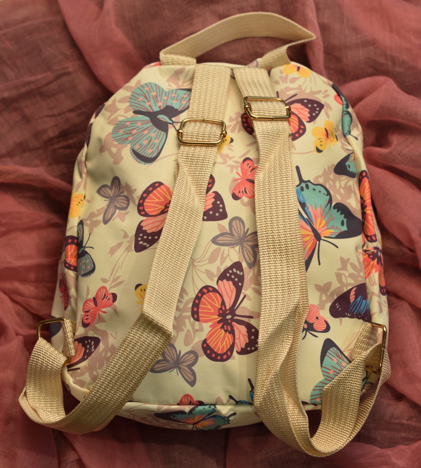 Mini Multicolored Butterfly Backpack